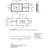 Зеркало с подсветкой GEBERIT CITTERIO 500,571.JJ.1 135 см